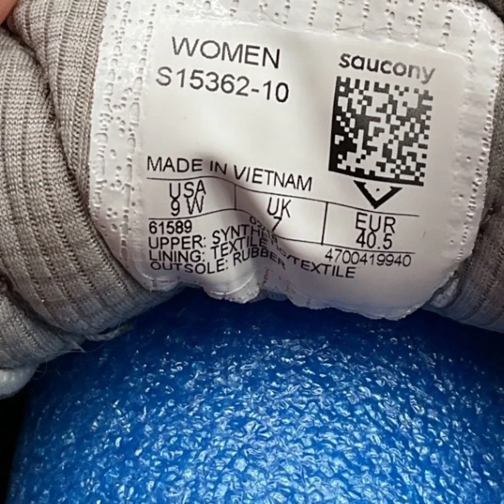 Saucony Cohesion 10 Womens Running‎ Shoes Grey Silver S15362-10 Size 9W